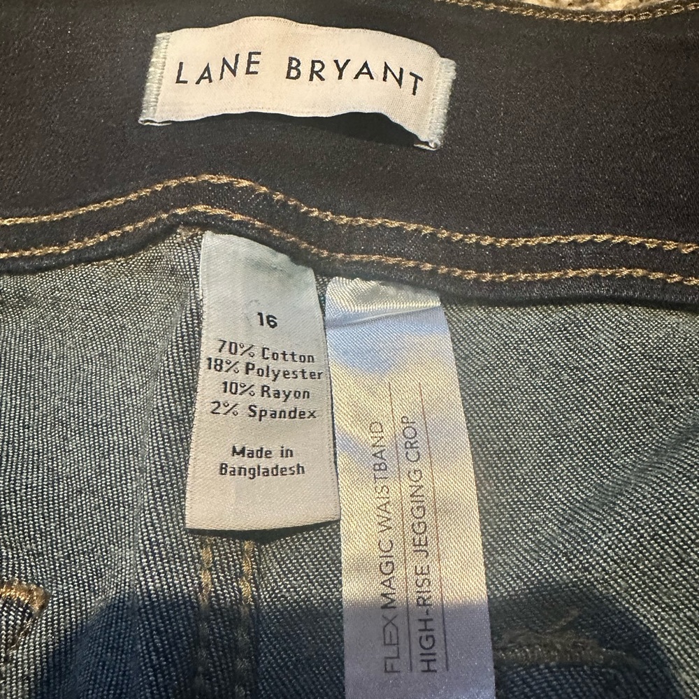 Lane Bryant High Rise Jegging Crop